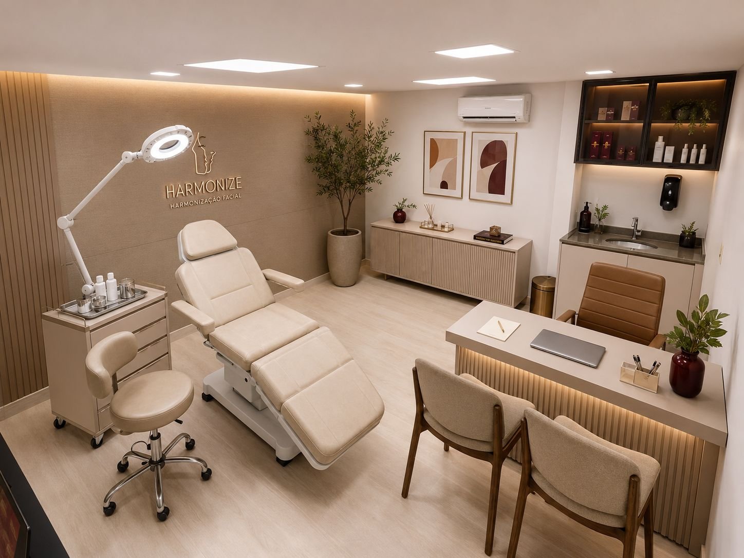 Sala de harmonização facial da Belíssima Integrare