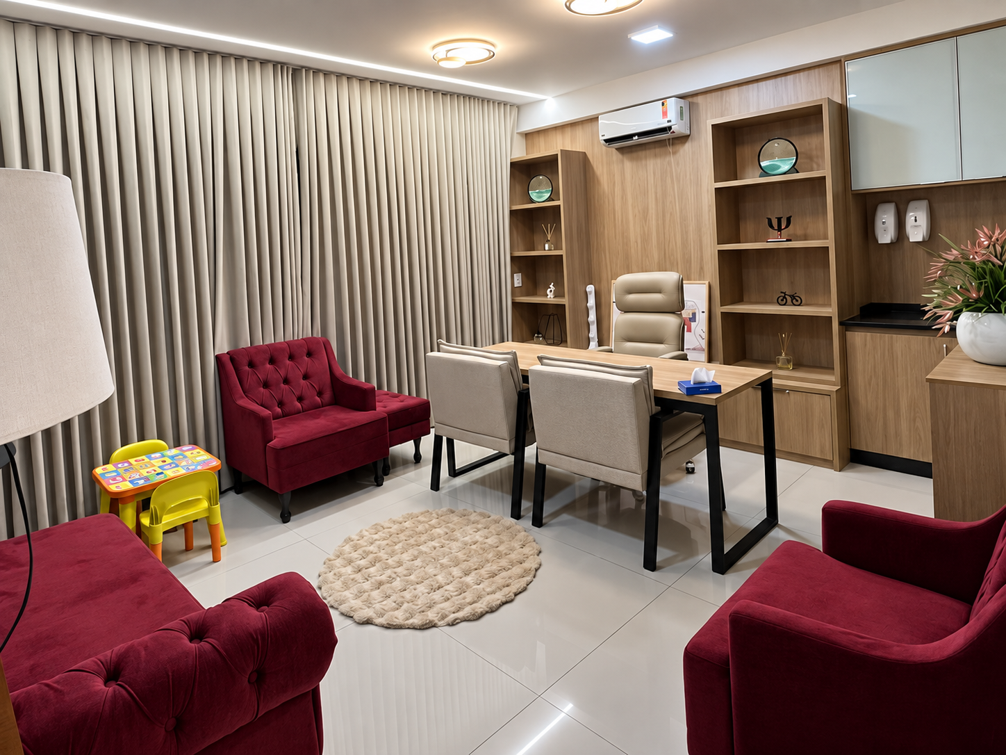 Sala de psicologia da Belíssima Integrare